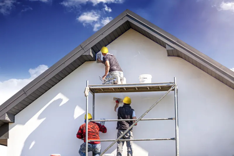 Gerüstbau für Fassadenarbeiten